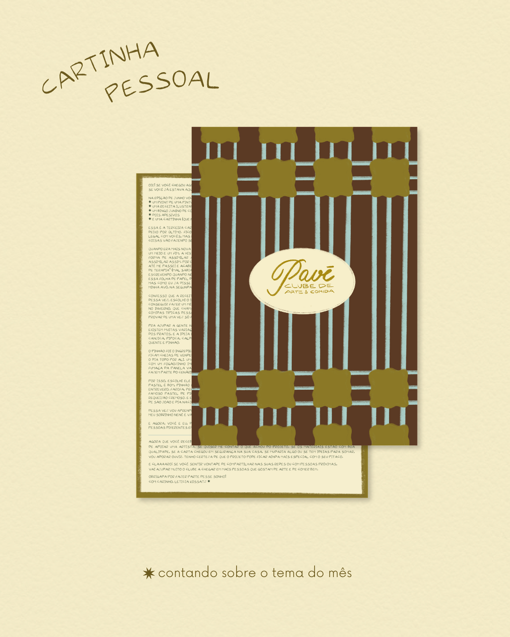 Pavê Printclub - Assinatura Mensal