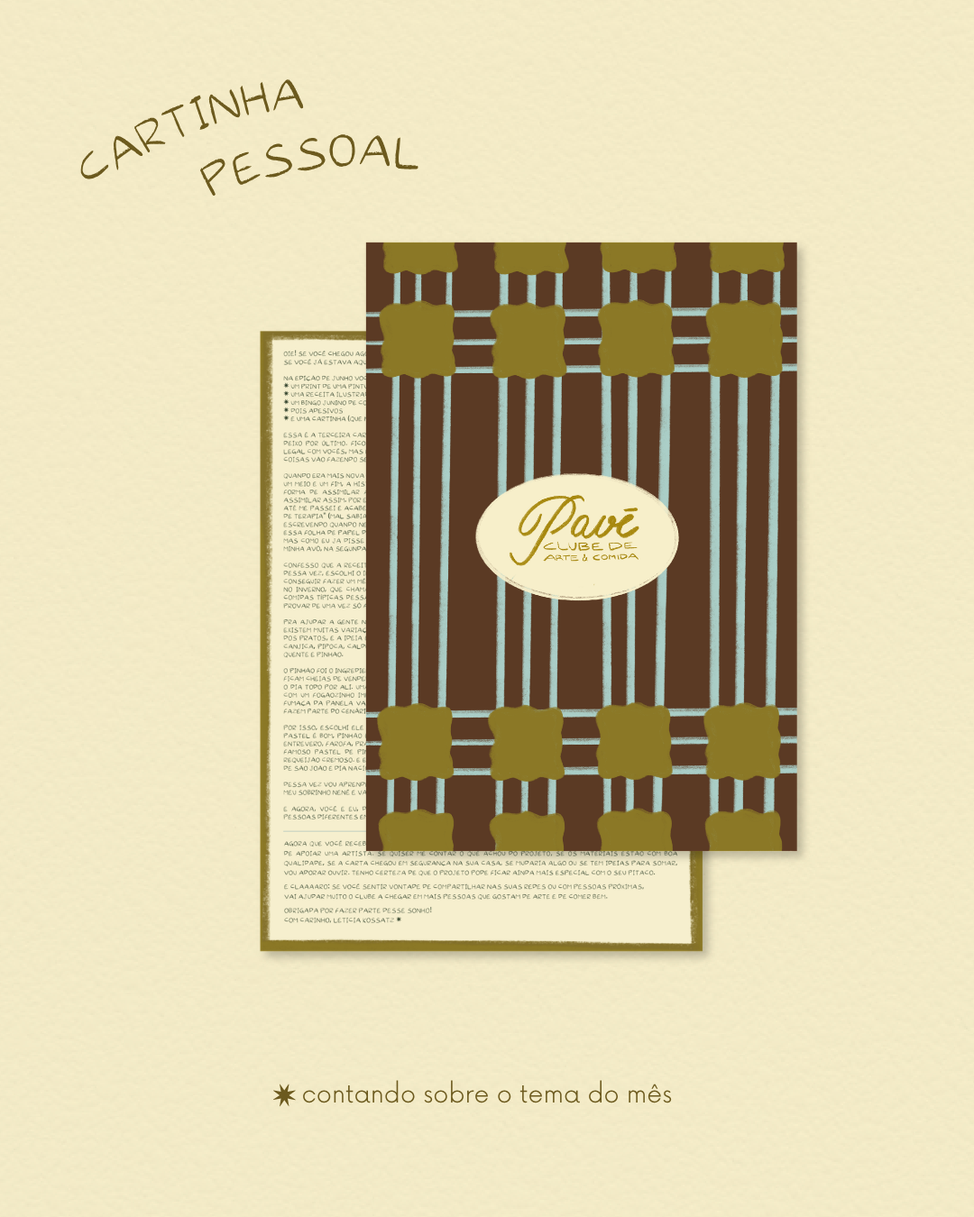 Pavê Printclub - Assinatura Mensal
