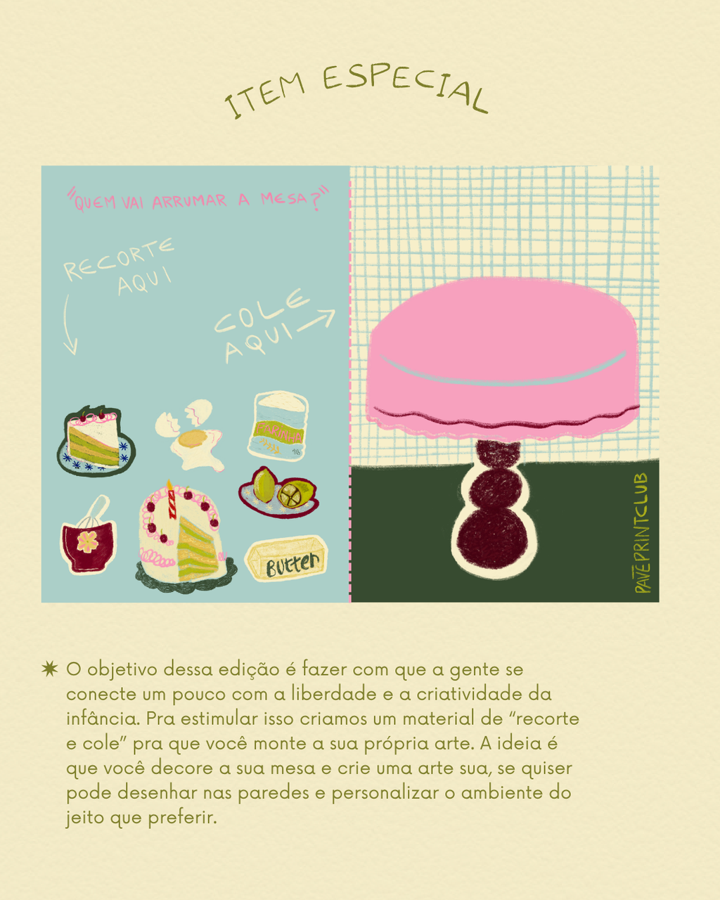 Pavê Printclub - Assinatura Mensal